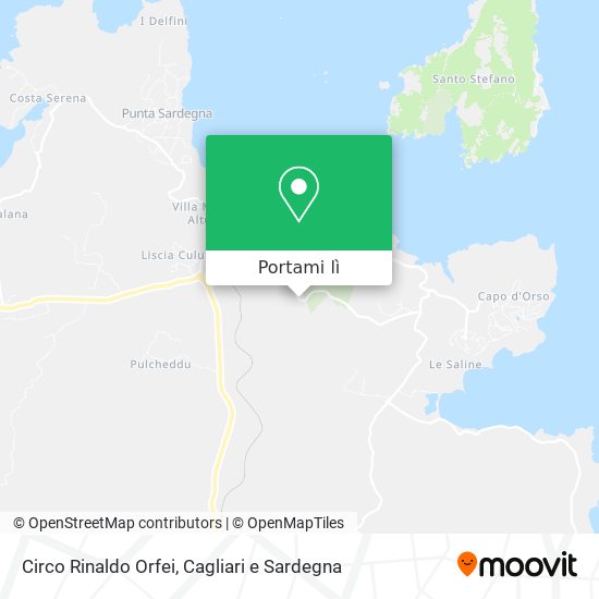 Mappa Circo Rinaldo Orfei