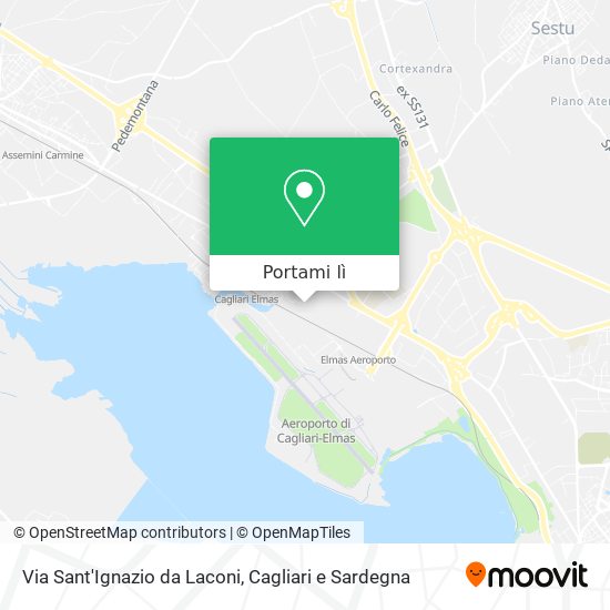 Mappa Via Sant'Ignazio da Laconi