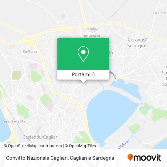 Mappa Convitto Nazionale Cagliari
