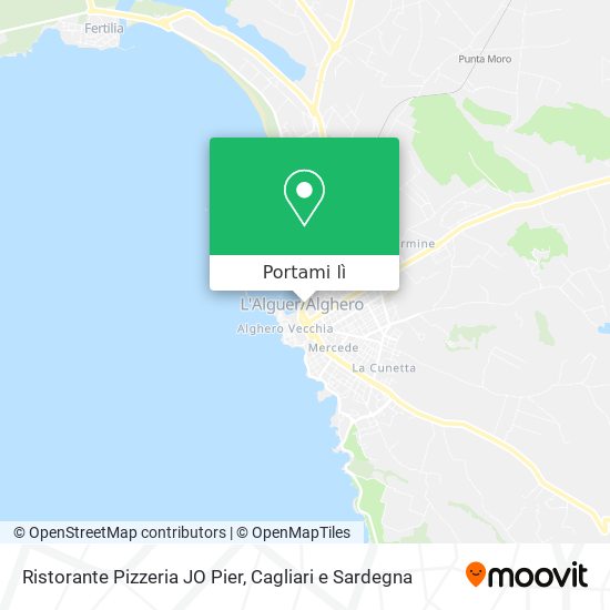Mappa Ristorante Pizzeria JO Pier