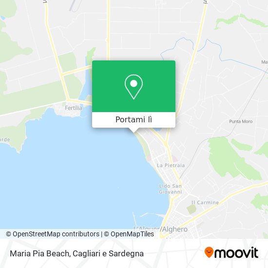 Mappa Maria Pia Beach
