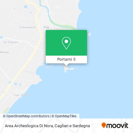Mappa Area Archeologica Di Nora