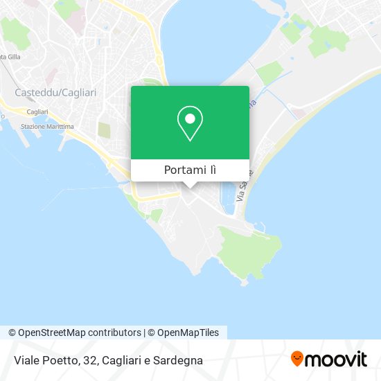 Mappa Viale Poetto, 32