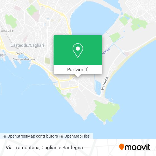 Mappa Via Tramontana
