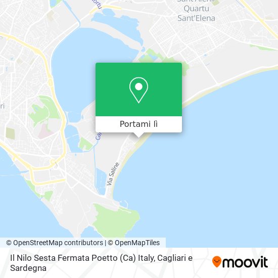 Mappa Il Nilo Sesta Fermata Poetto (Ca) Italy