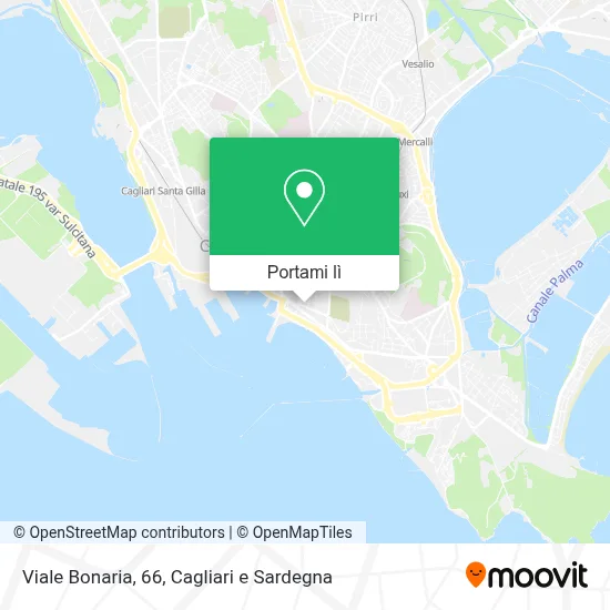 Come arrivare a Viale Bonaria, 66 a Cagliari con bus o tram?