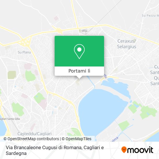 Mappa Via Brancaleone Cugusi di Romana
