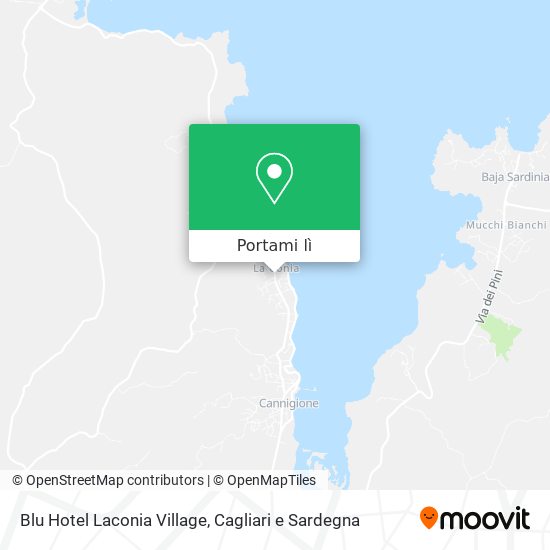 Mappa Blu Hotel Laconia Village