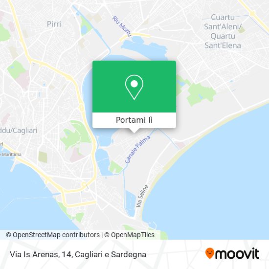 Mappa Via Is Arenas, 14