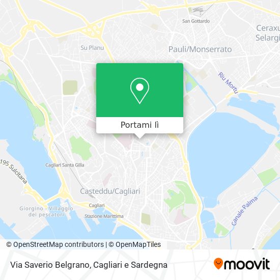 Mappa Via Saverio Belgrano