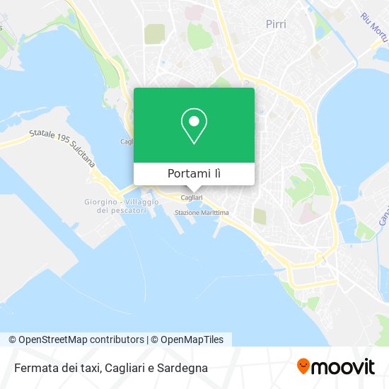Mappa Fermata dei taxi