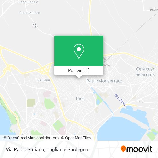 Mappa Via Paolo Spriano