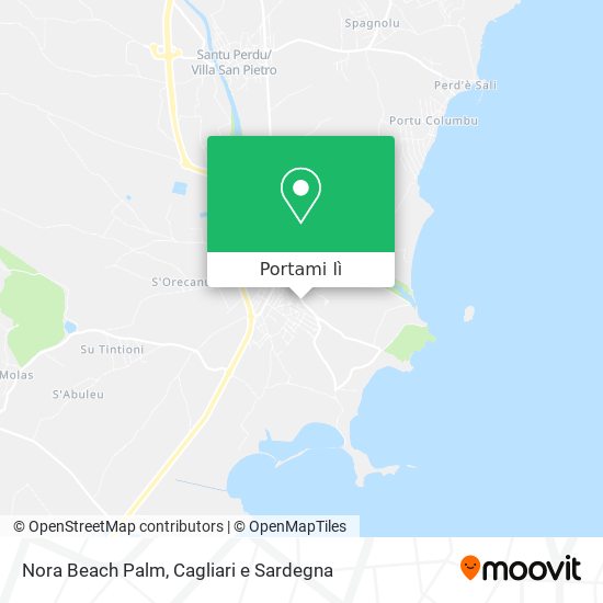 Mappa Nora Beach Palm