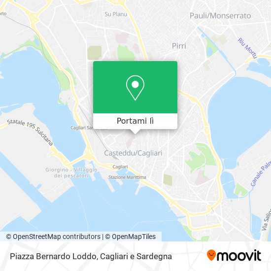 Mappa Piazza Bernardo Loddo