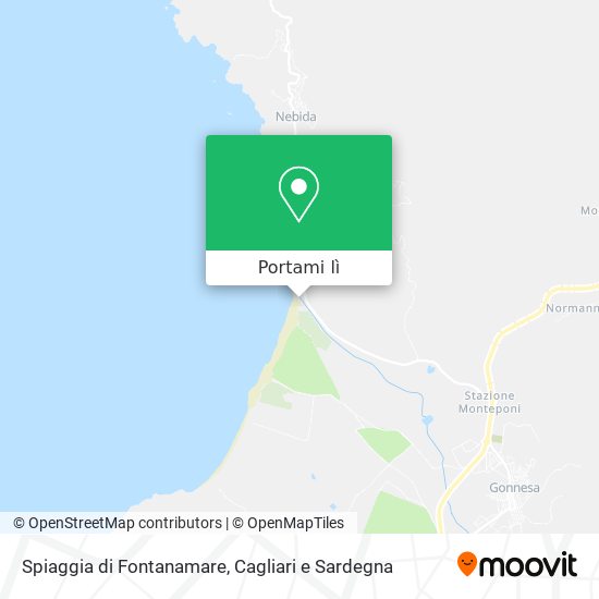 Mappa Spiaggia di Fontanamare