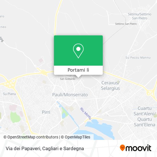 Mappa Via dei Papaveri