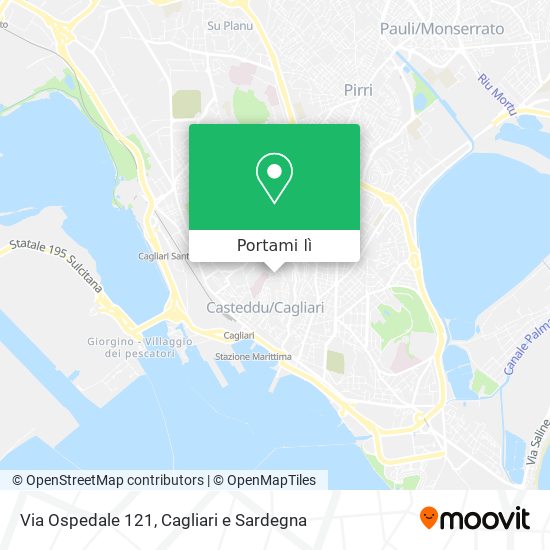 Mappa Via Ospedale 121