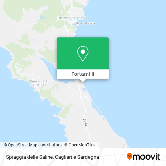 Mappa Spiaggia delle Saline