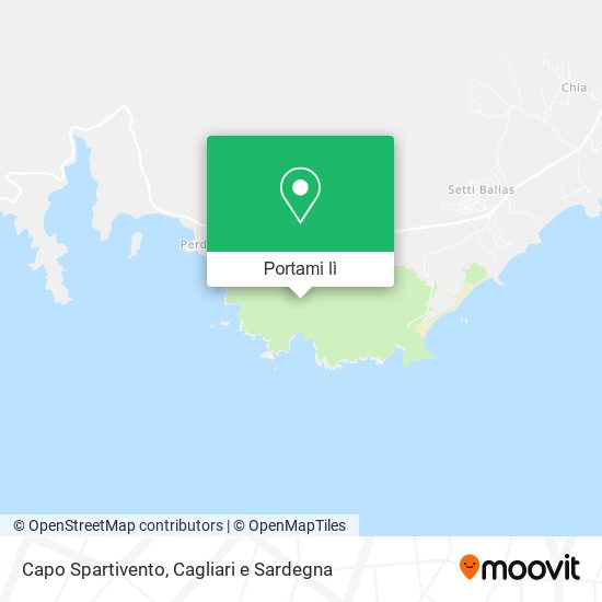 Mappa Capo Spartivento