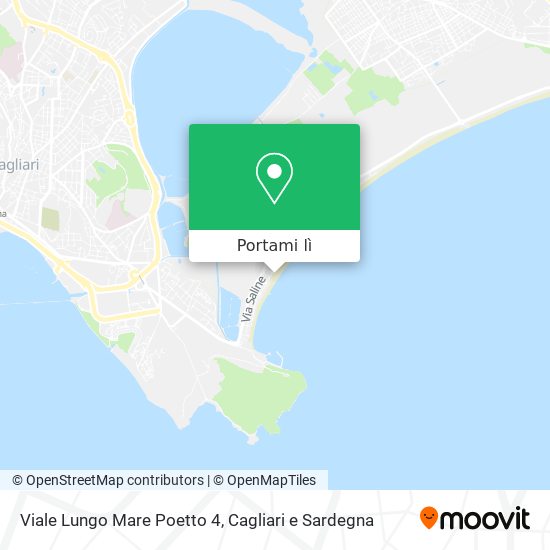 Mappa Viale Lungo Mare Poetto 4