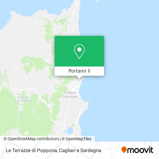 Mappa Le Terrazze di Poppona