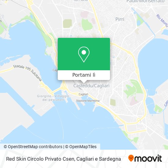 Mappa Red Skin Circolo Privato Csen