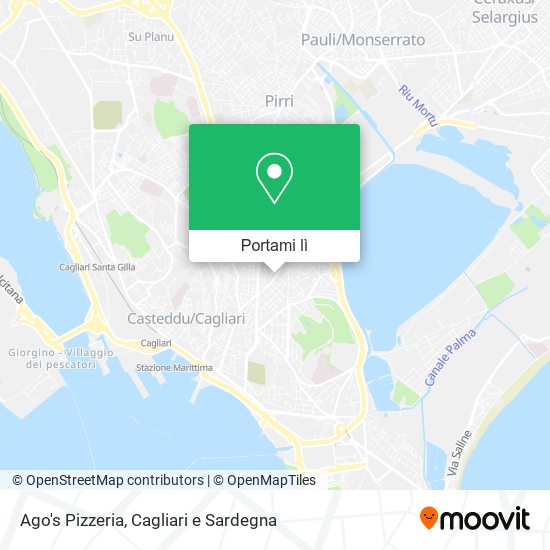 Mappa Ago's Pizzeria