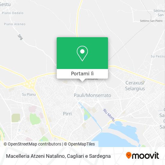 Mappa Macelleria Atzeni Natalino