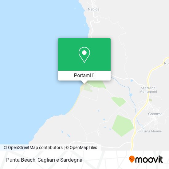 Mappa Punta Beach