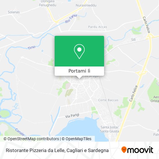 Mappa Ristorante Pizzeria da Lelle