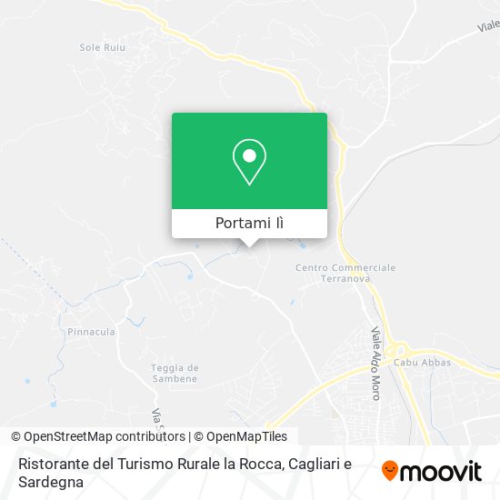 Mappa Ristorante del Turismo Rurale la Rocca