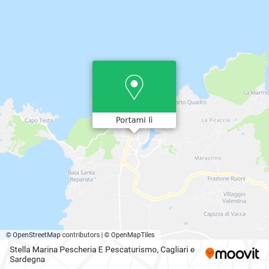 Mappa Stella Marina Pescheria E Pescaturismo