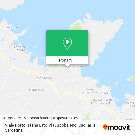 Mappa Viale Porto Istana Lato Via Arcobaleno