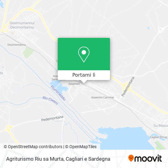 Mappa Agriturismo Riu sa Murta