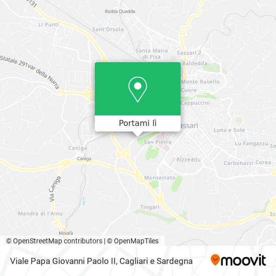 Mappa Viale Papa Giovanni Paolo II