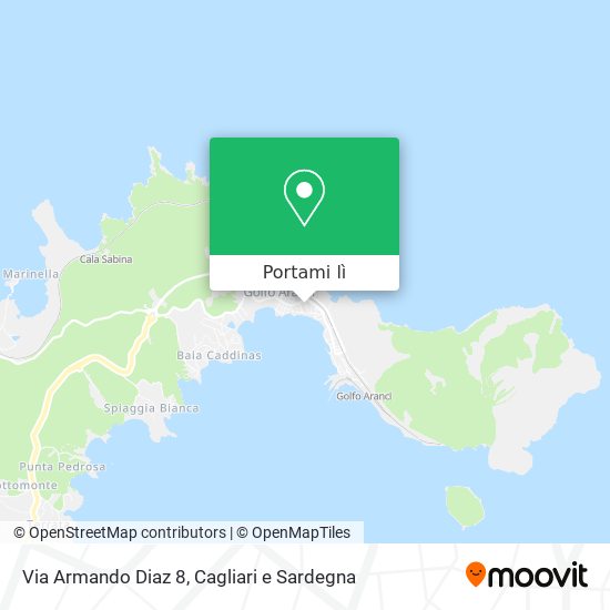 Mappa Via Armando Diaz 8