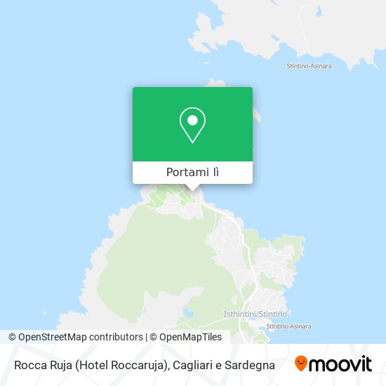 Mappa Rocca Ruja (Hotel Roccaruja)