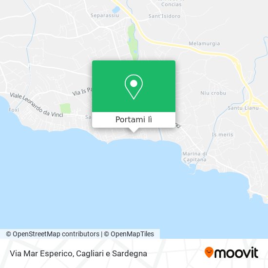Mappa Via Mar Esperico