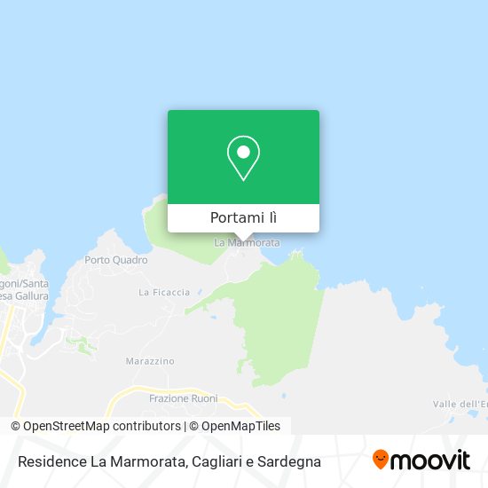 Mappa Residence La Marmorata