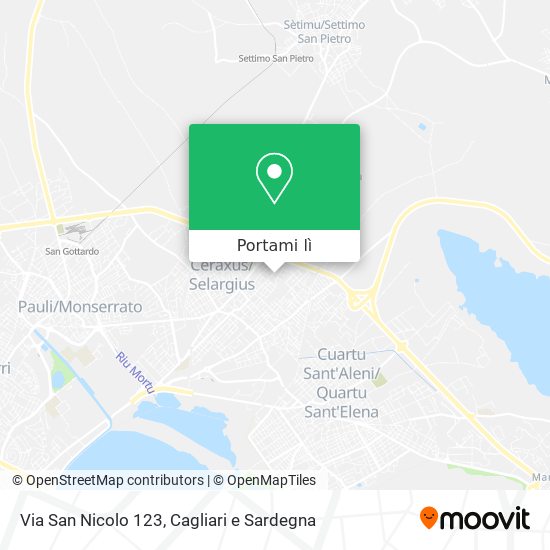 Mappa Via San Nicolo 123