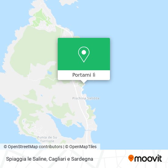 Mappa Spiaggia le Saline
