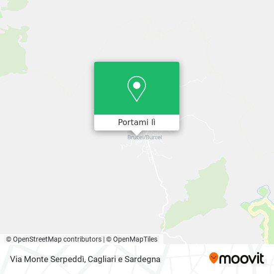 Mappa Via Monte Serpeddì