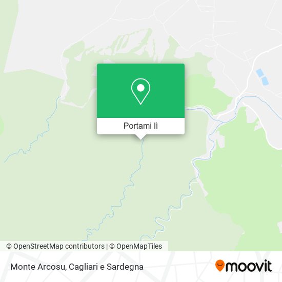 Mappa Monte Arcosu
