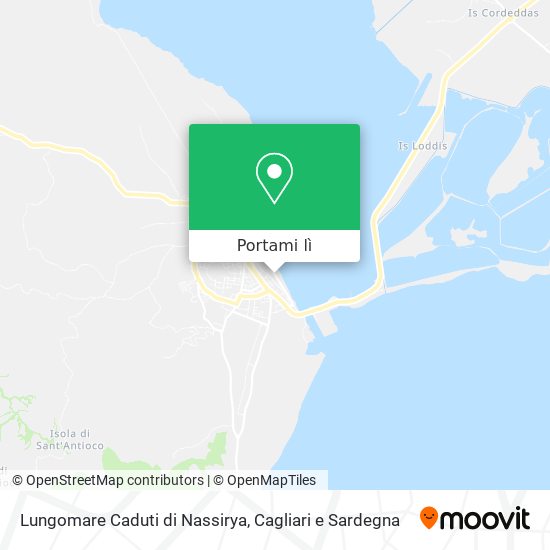 Mappa Lungomare Caduti di Nassirya