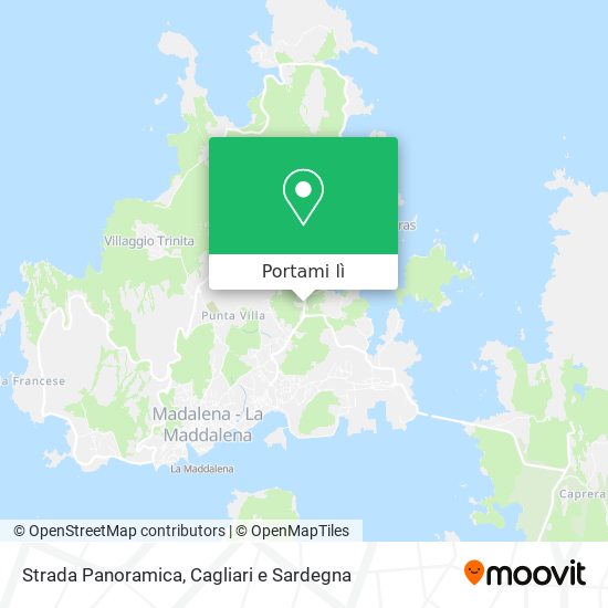 Mappa Strada Panoramica