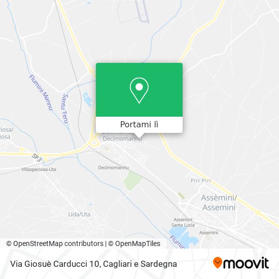 Mappa Via Giosuè Carducci 10
