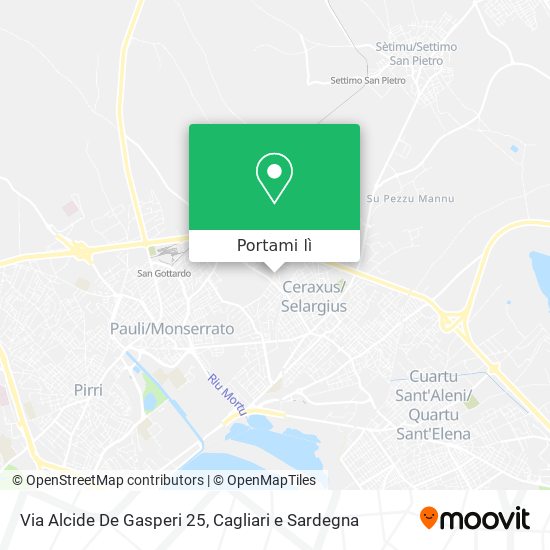 Mappa Via Alcide De Gasperi 25