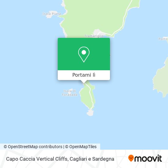 Mappa Capo Caccia Vertical Cliffs