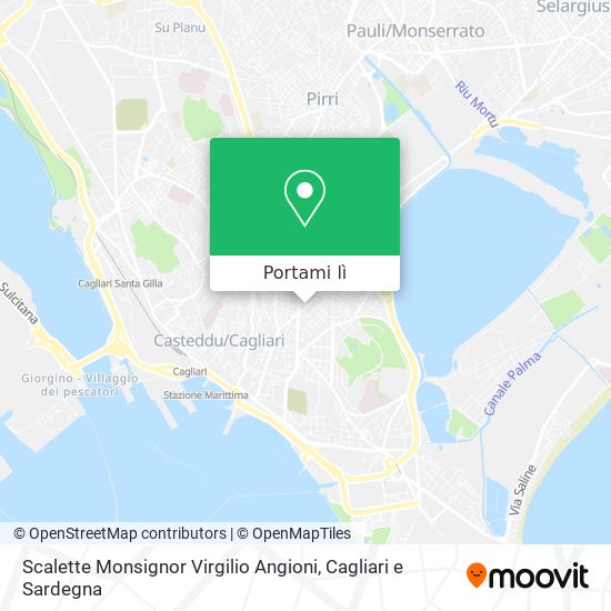 Mappa Scalette Monsignor Virgilio Angioni