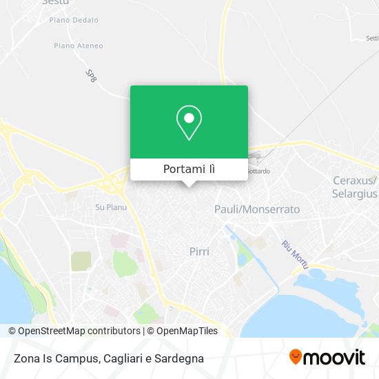 Mappa Zona Is Campus